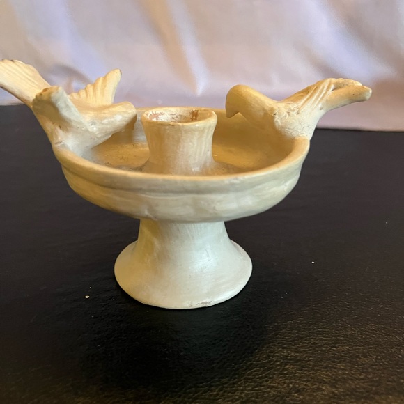 Perfect centerpiece for a table too small birds on a candle stick hand made - Picture 6 of 8